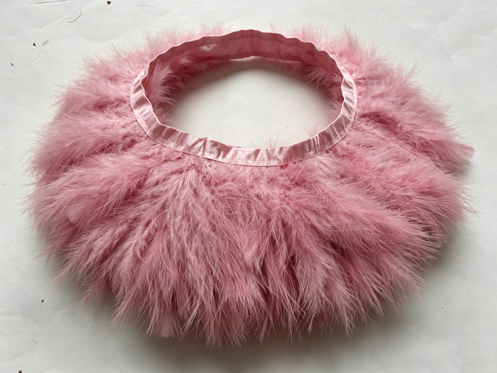 Feather Trim Marabou - 2Meters/lot Skin Pink and Baby Pink