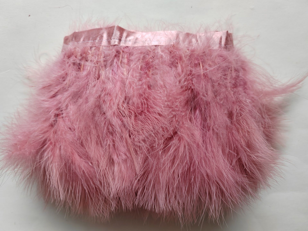 2Meters/lot  Skin Pink and Bab - Feather Trim Marabou review and price
