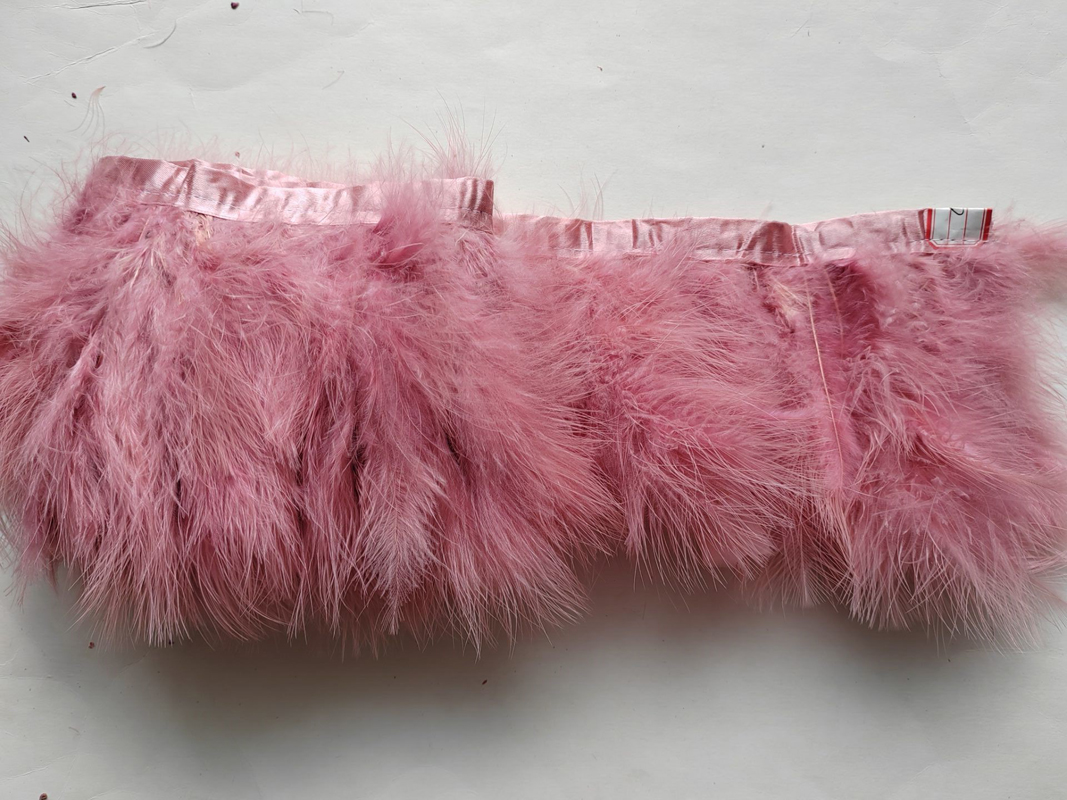 2Meters/lot  Skin Pink and Bab - Feather Trim Marabou review and price