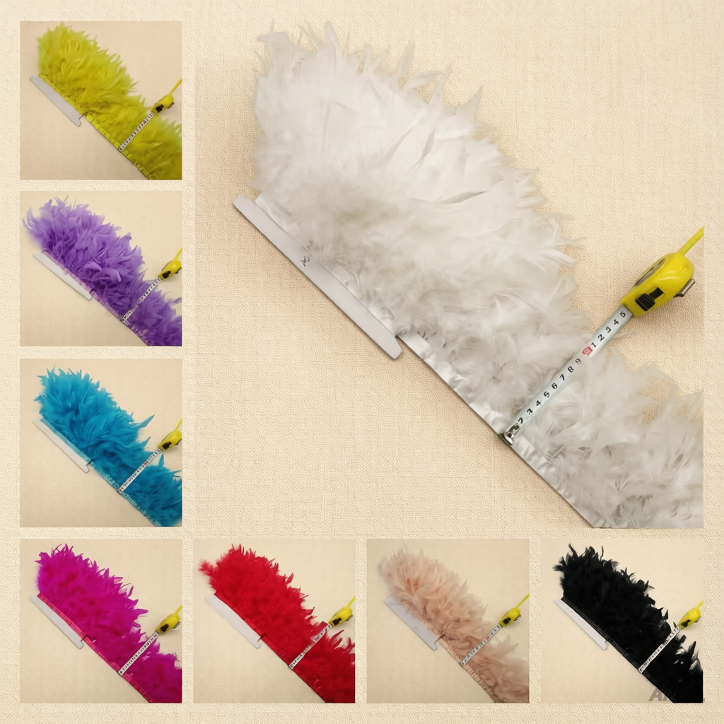 2 Yards Turkey Feather Trim Fl - Feather Trim Marabou review and price