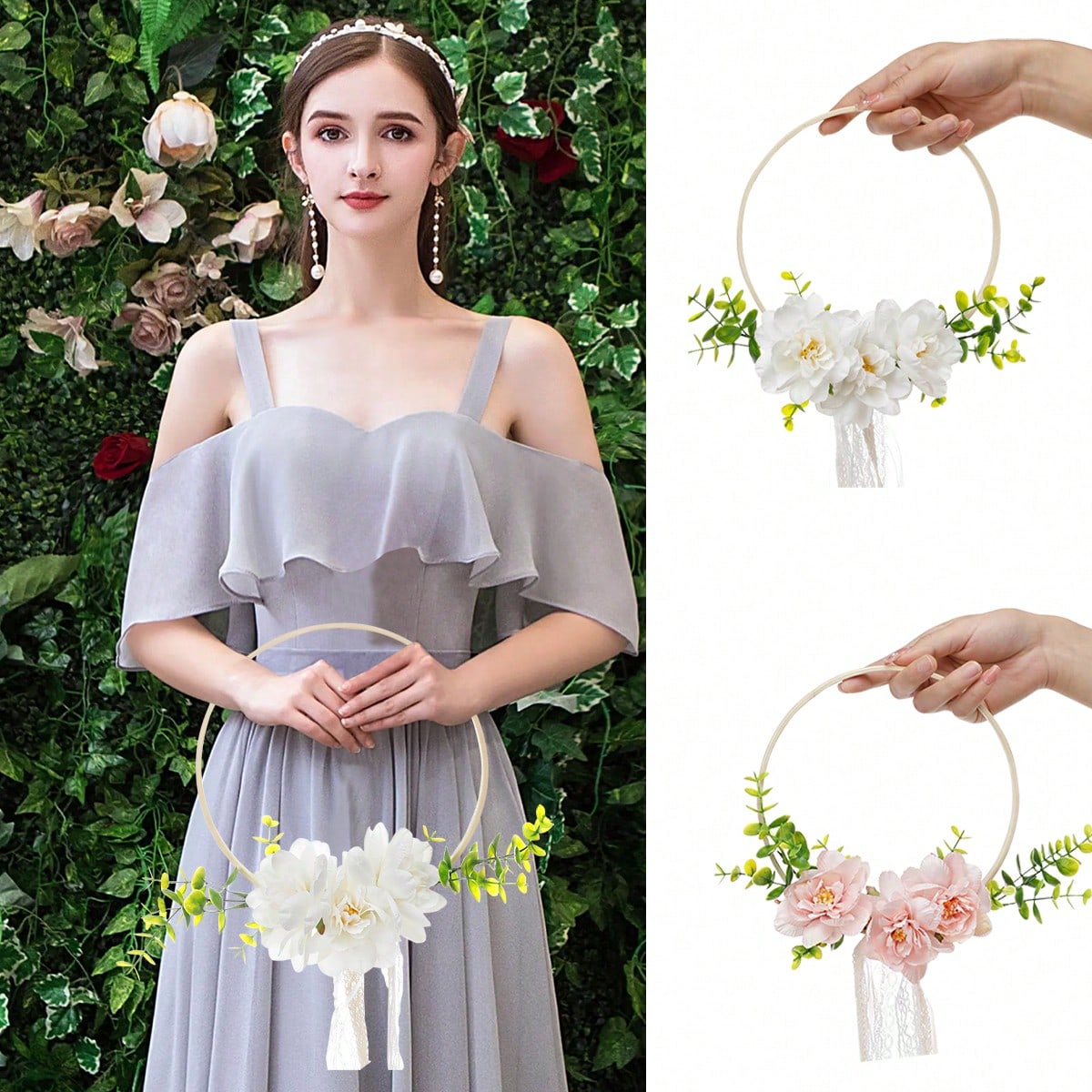 1Pc Wedding Round Bamboo Flowe - Tassel Fringe Trim review and price