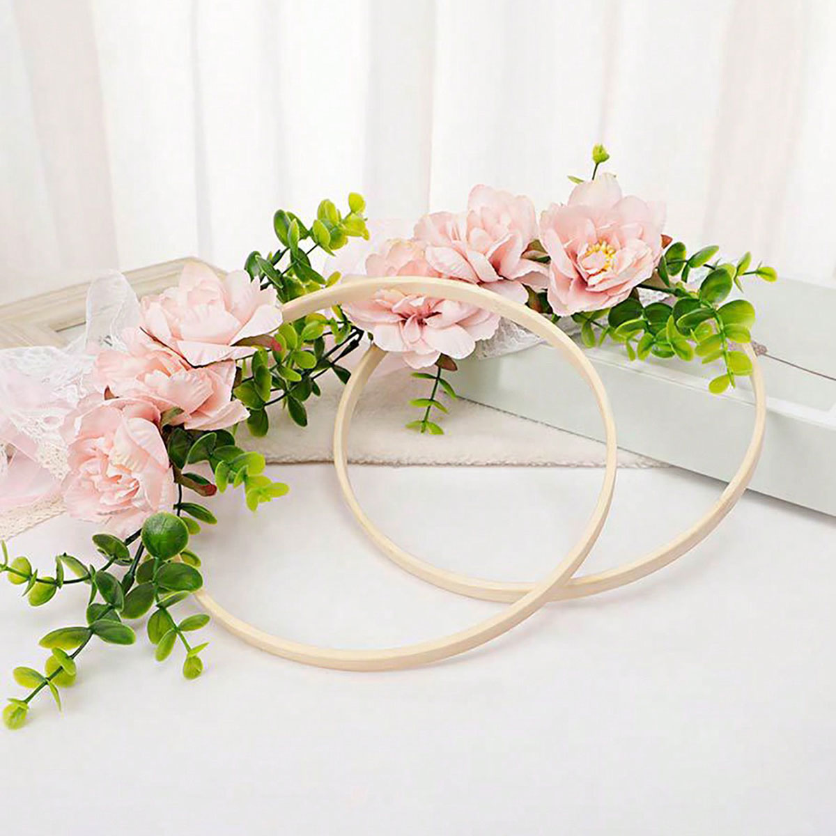 1Pc Wedding Round Bamboo Flowe - Tassel Fringe Trim review and price