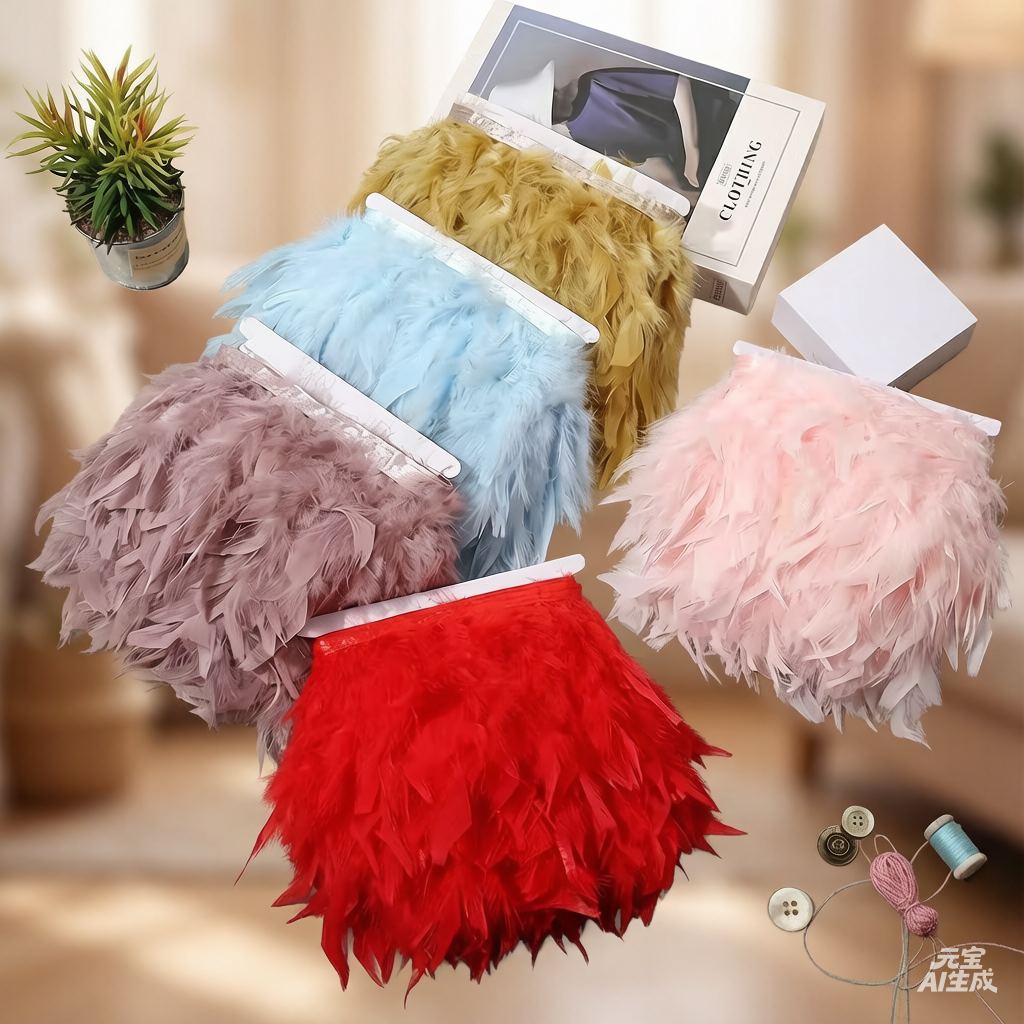 10Meters 15-20cm Turkey Feathe - Feather Trim Marabou review and price