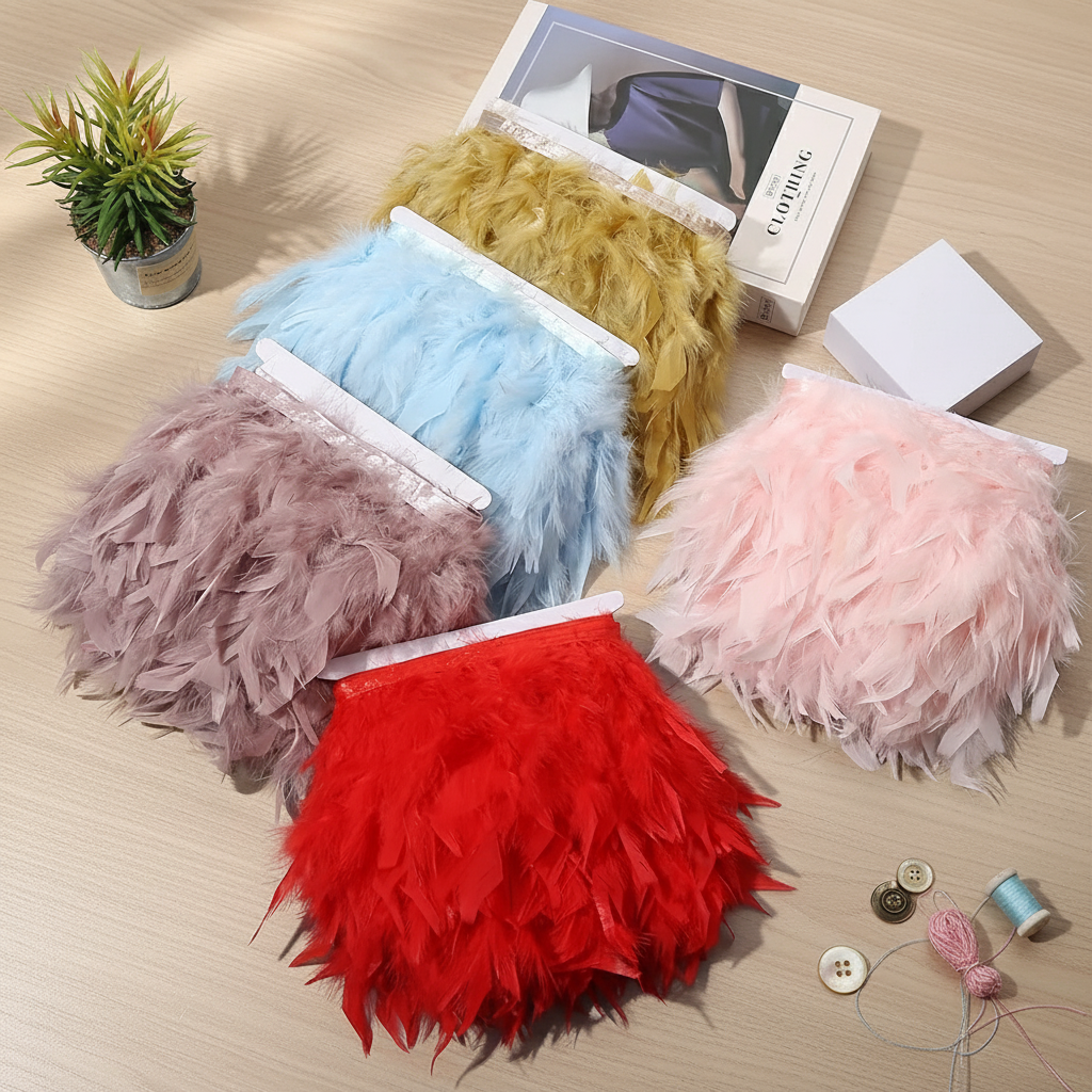 10Meters 15-20cm Turkey Feathe - Feather Trim Marabou review and price