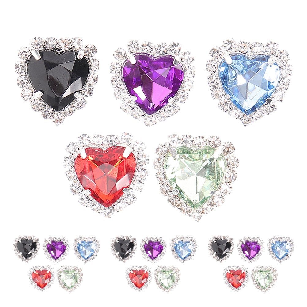 30Pcs Heart Rhinestones Sew-on - Sew On Rhinestone review and price