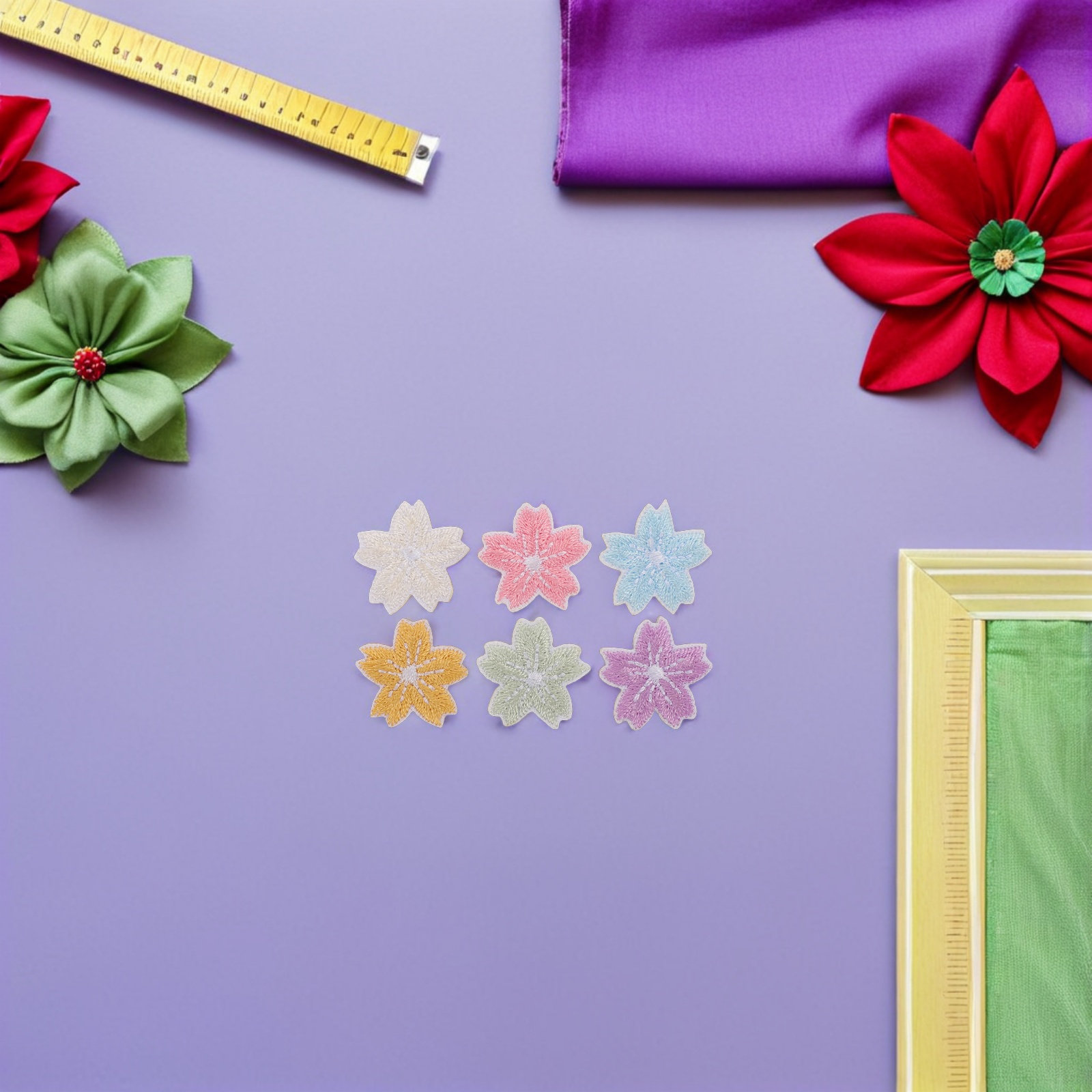 48Pcs Embroidered Flower Patch - Applique Patch Flower review and price