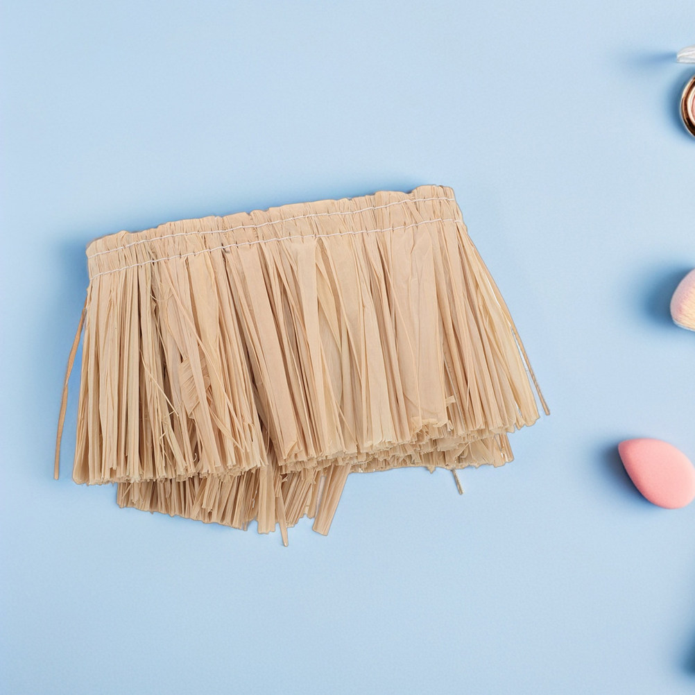 2Pcs Handwoven Raffia Fringe T - Tassel Fringe Trim review and price