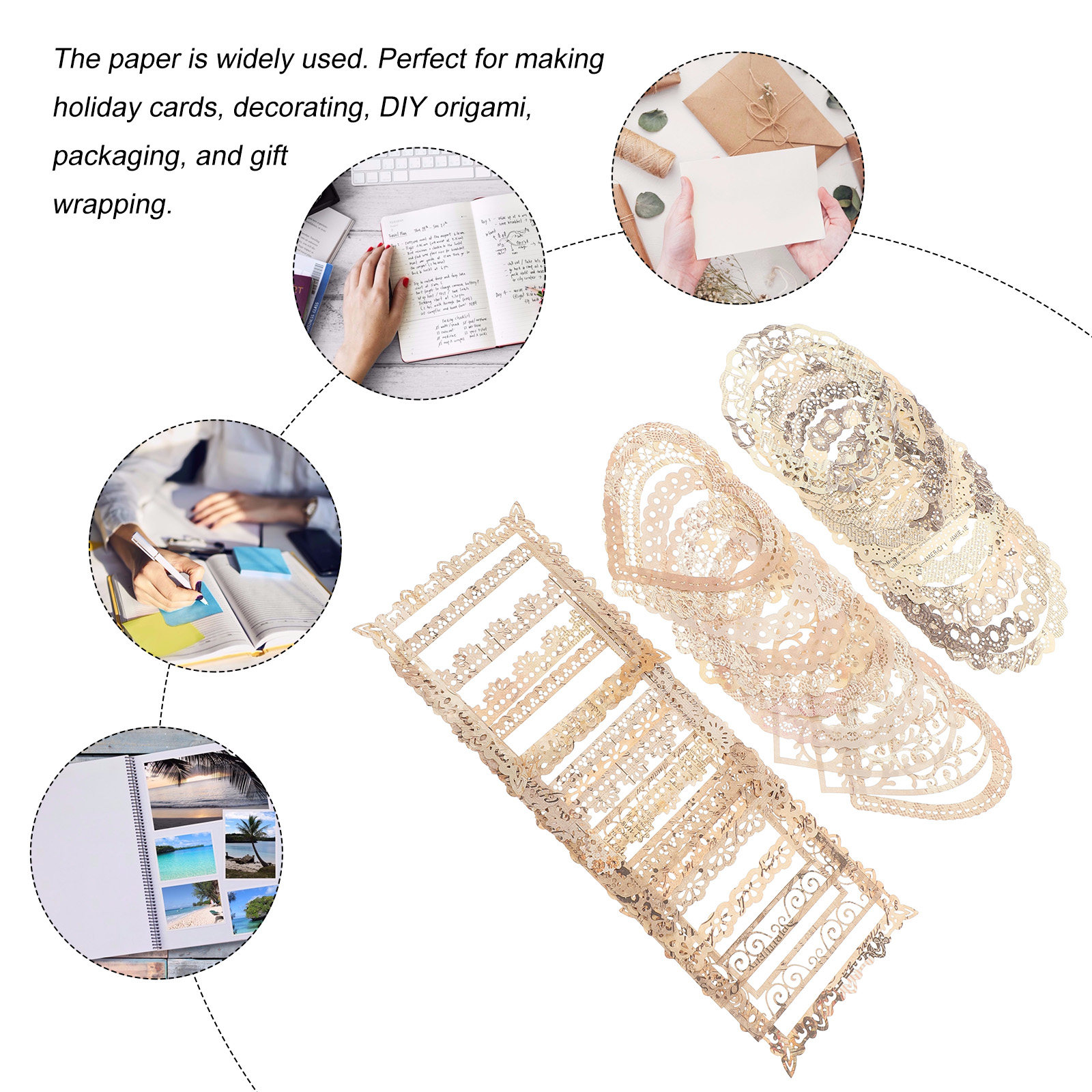 30 Pcs Retro Journaling Suppli - Embellishments For Scrapbooking review and price