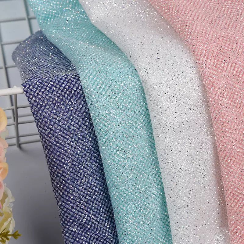 Glitter Sequin Mesh Fabric for - Crystal Mesh Fabric review and price