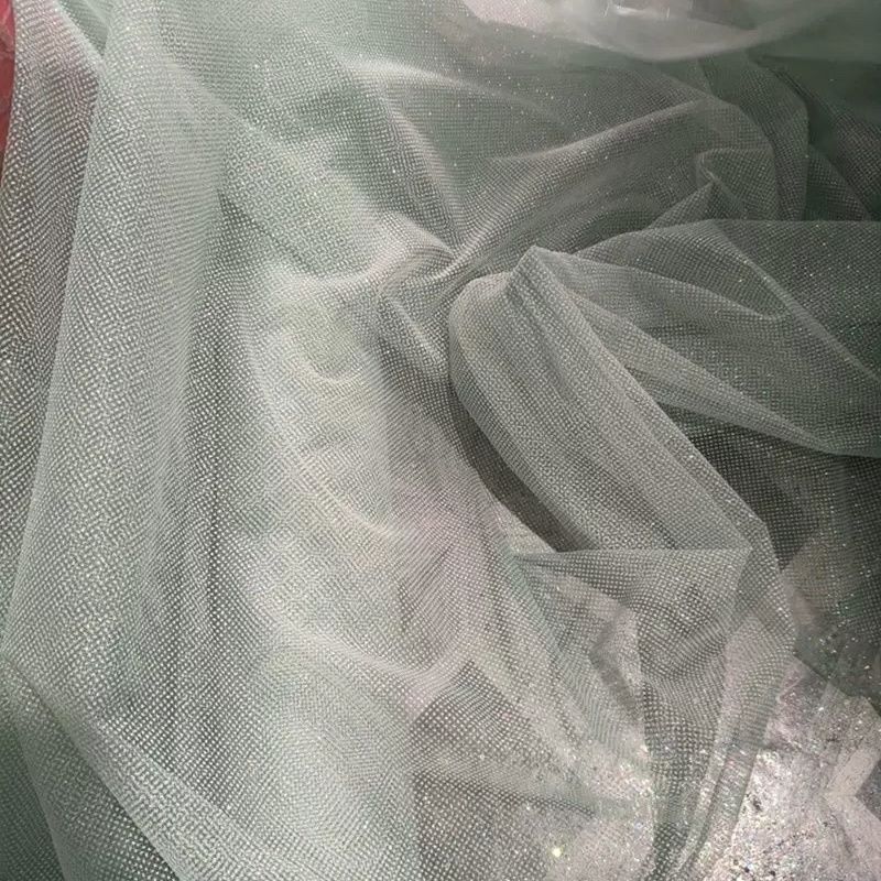 Glitter Sequin Mesh Fabric for - Crystal Mesh Fabric review and price