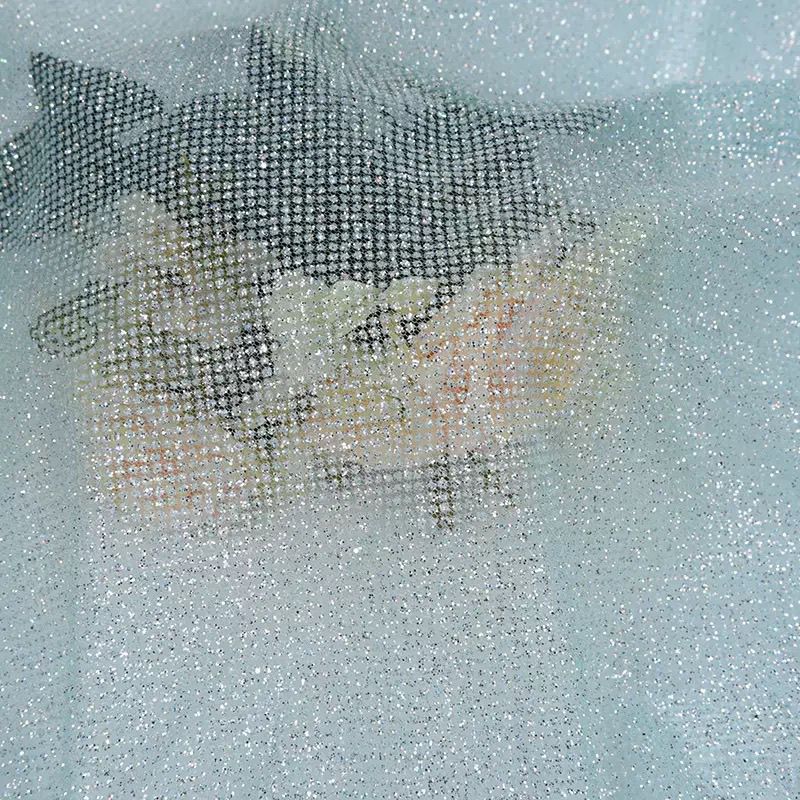 Glitter Sequin Mesh Fabric for - Crystal Mesh Fabric review and price