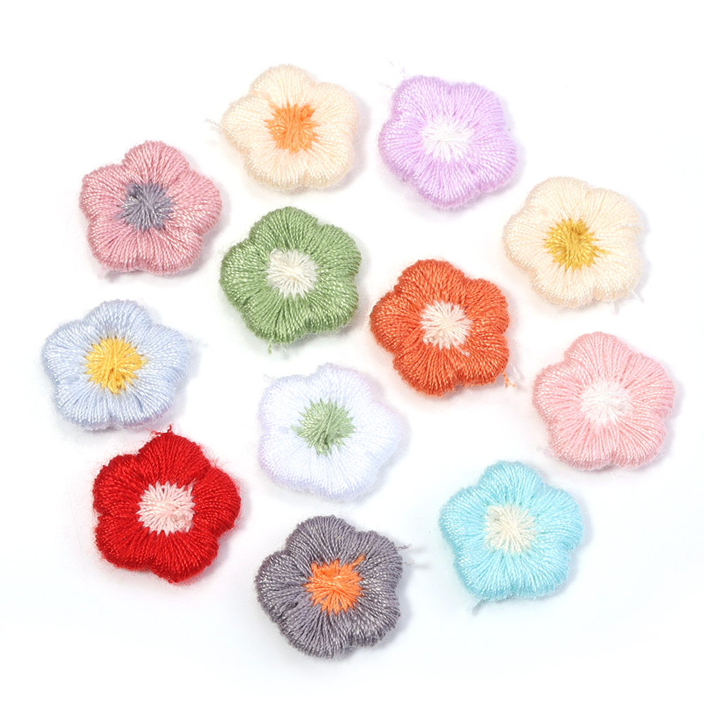 50pcs/lot Mini Plum Blossom Fl - Applique Patch Flower review and price