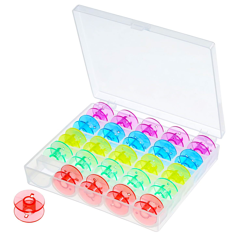 25Pcs/Set Plastic Threads Bobb - Craft Embellishment Storage review and price