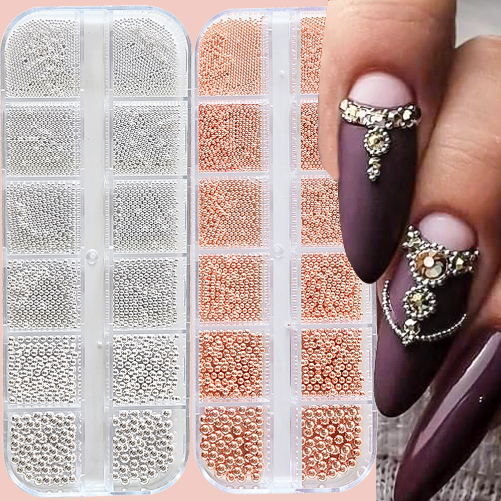 12Grid Gold/Silver Mini Caviar - Sew On Rhinestone review and price