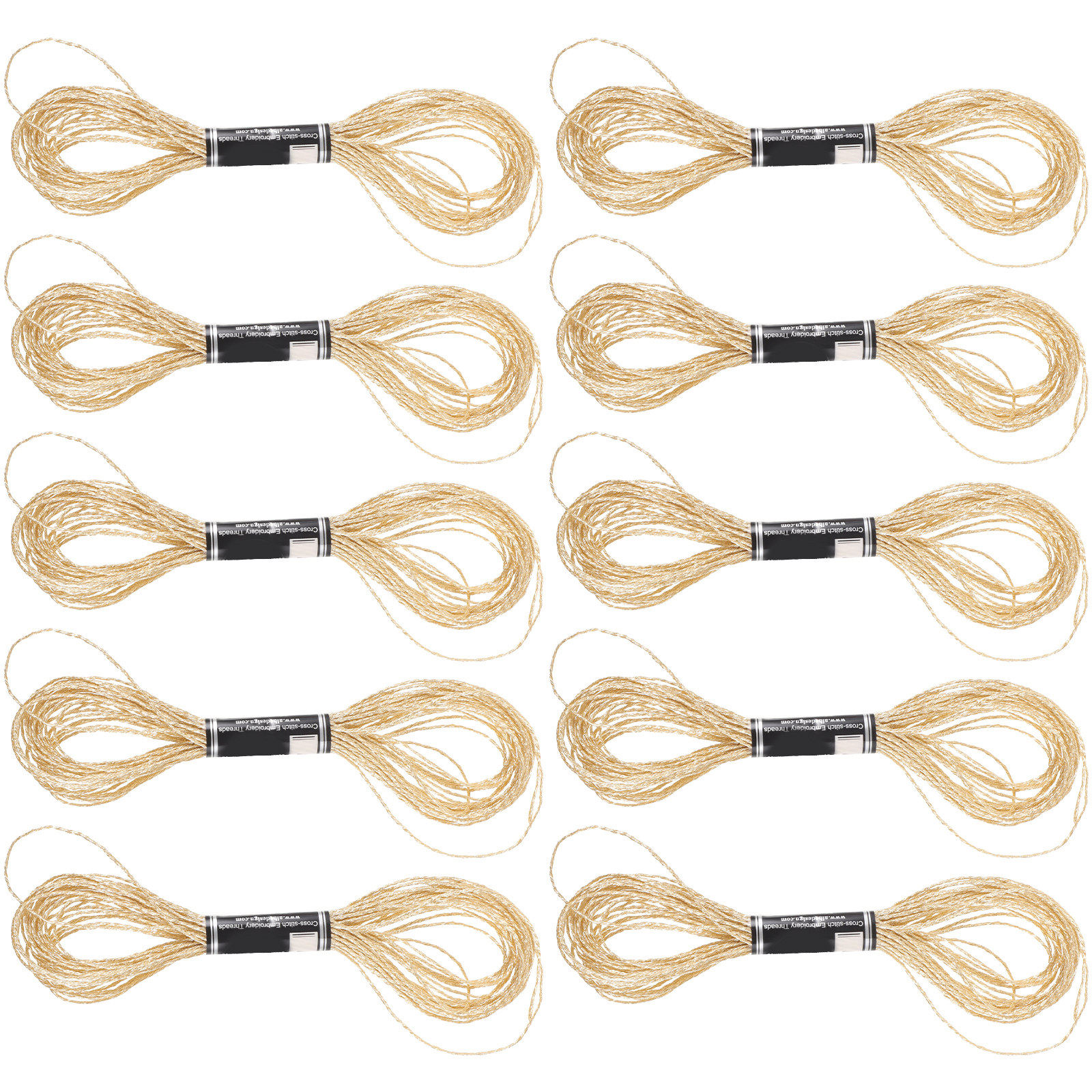 12Pcs Shimmering Metallic Embr - Embellishment Crafts review and price