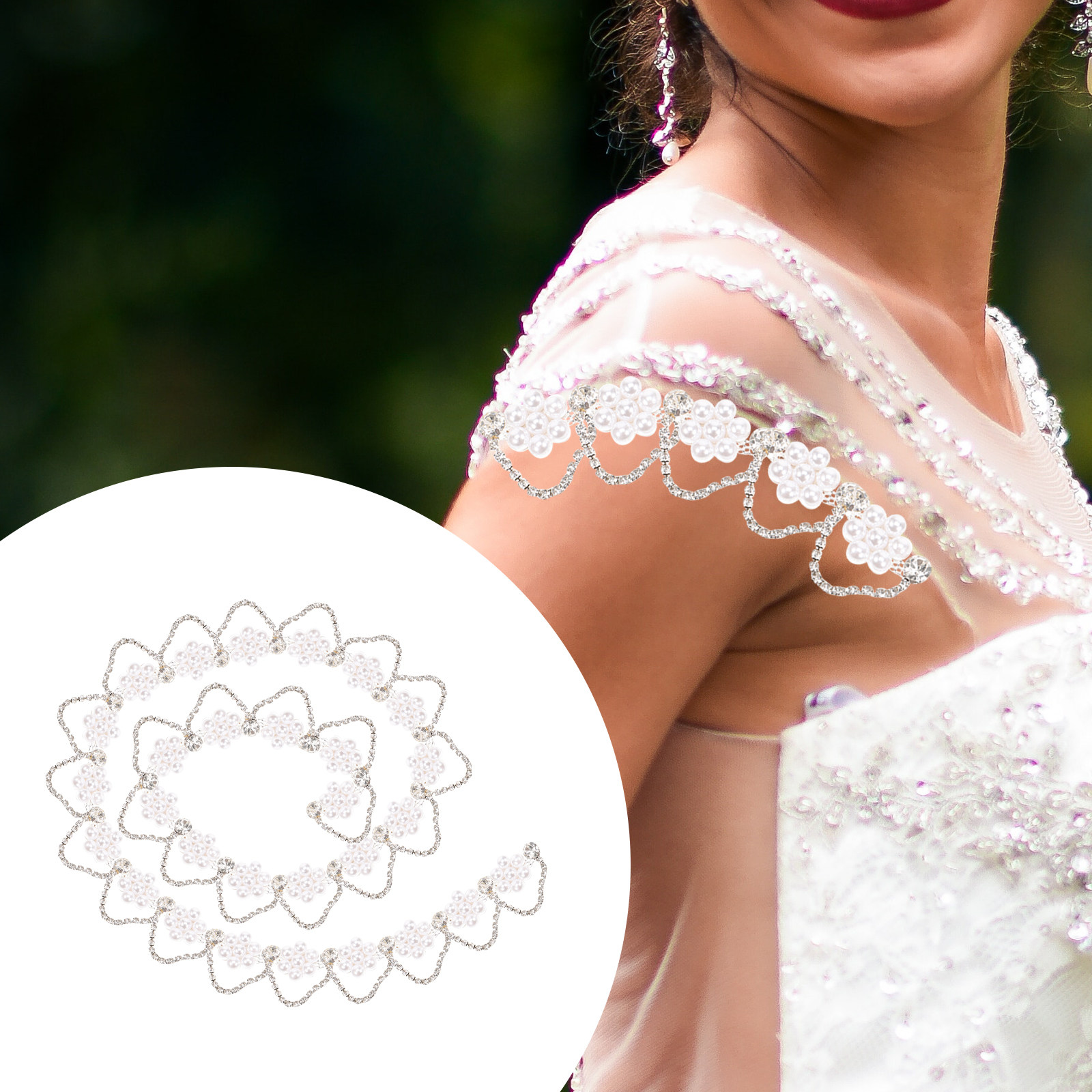 Premium Rhinestone Pearl Chain - Pearl Trim Chain review and price