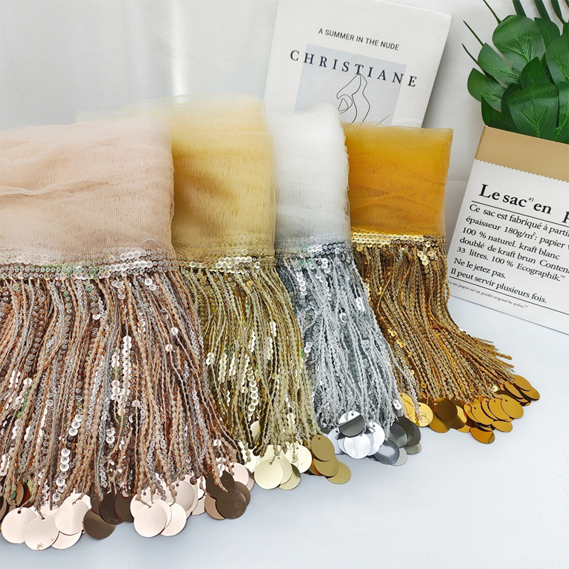 10 Yards Sequins Tassel Lace T - Tassel Fringe Trim review and price