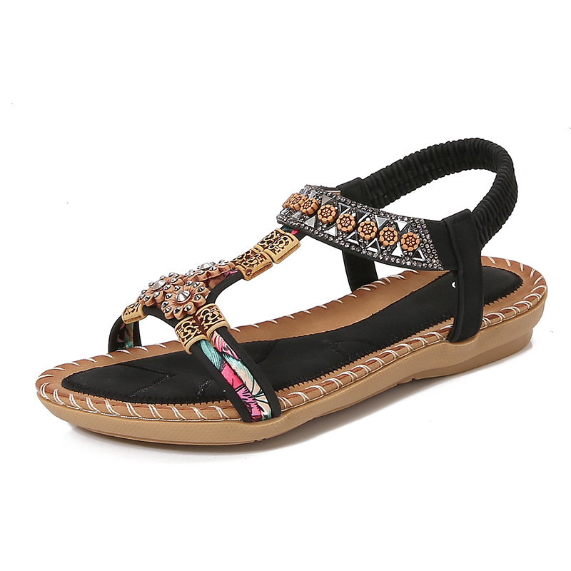 Fashion Bohemian Summer Sandal - Sew On Rhinestone review and price
