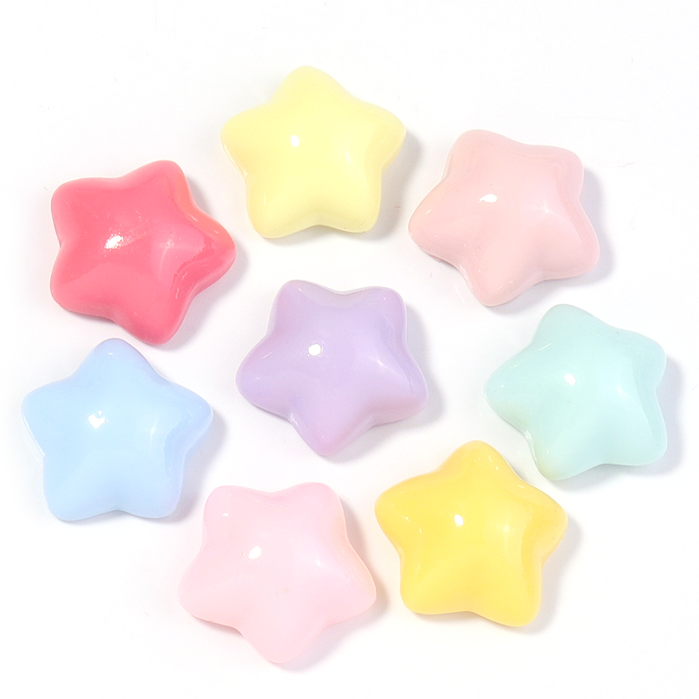 50pcs/lot 16mm Colorful Star R - Embellishment Crafts review and price