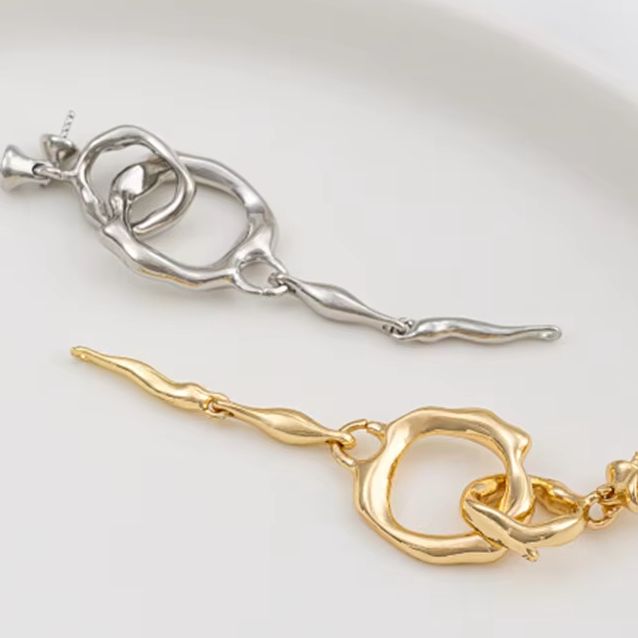 14K Gold-Plated Double-Ring Ne - Pearl Trim Chain review and price