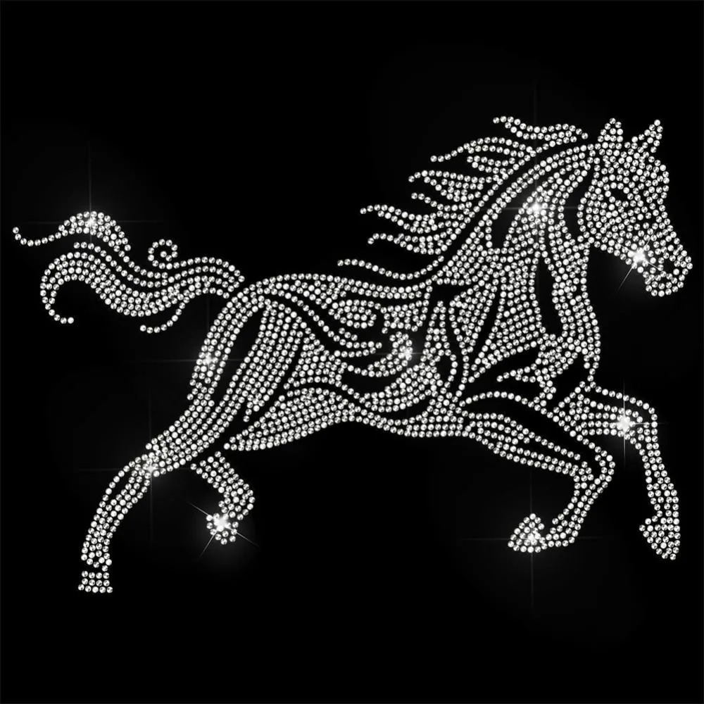 White Rhinestone Iron on Trans - Hotfix Rhinestone Sheet review and price