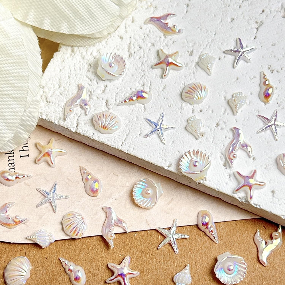 50pcs Mix Summer Beach Nail Rh - Sew On Rhinestone review and price