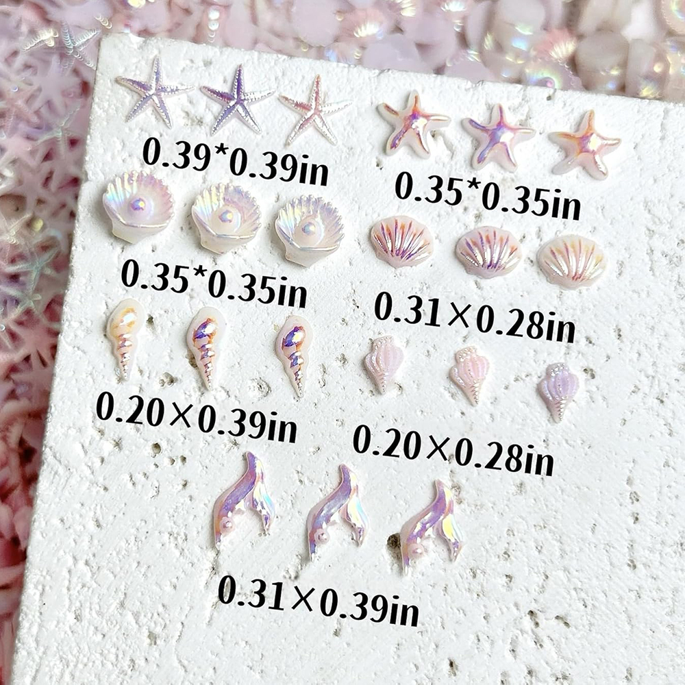 50pcs Mix Summer Beach Nail Rh - Sew On Rhinestone review and price