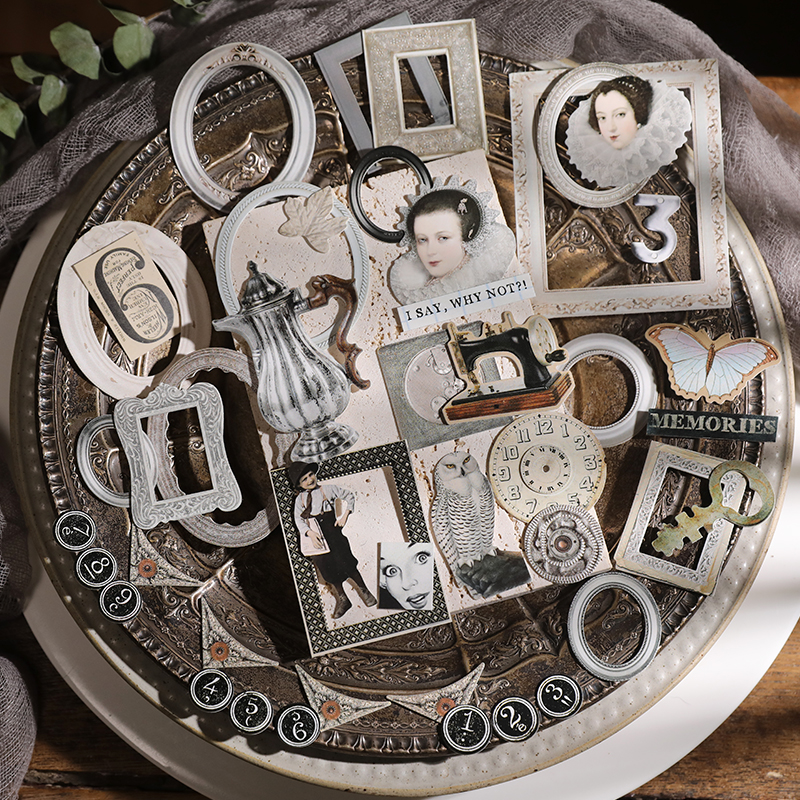 45pcs Vintage Victorian Photo  - Embellishments For Scrapbooking review and price