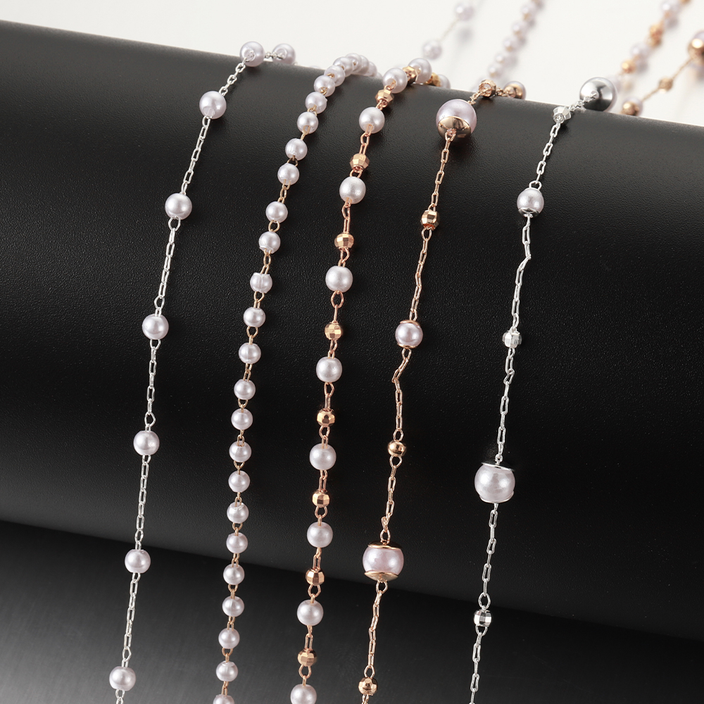 1 Meter Beaded Imitation Pearl - Pearl Trim Chain review and price