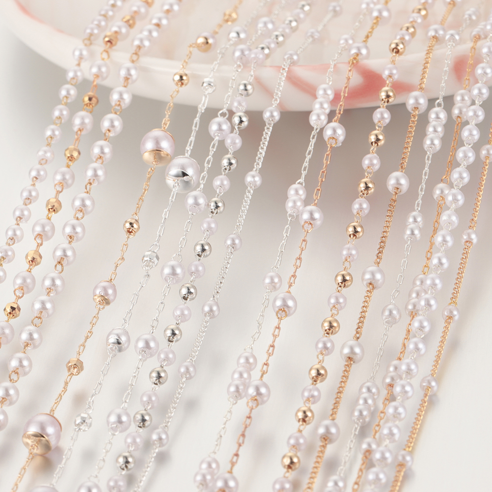 1 Meter Beaded Imitation Pearl - Pearl Trim Chain review and price