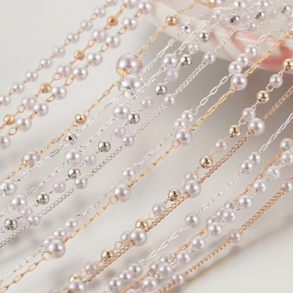 1 Meter Beaded Imitation Pearl - Pearl Trim Chain review and price