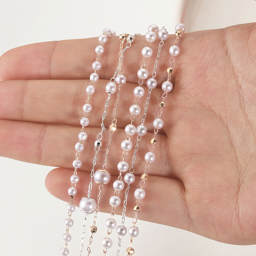 1 Meter Beaded Imitation Pearl - Pearl Trim Chain review and price