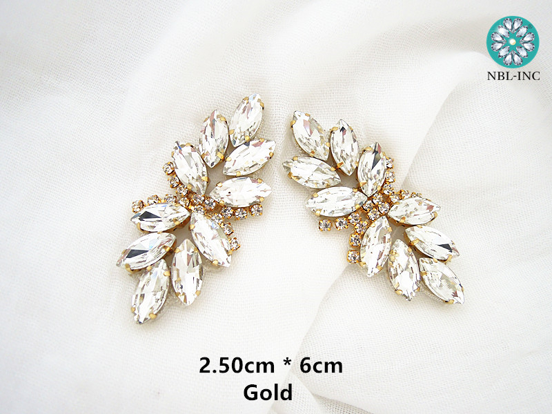 (1PC) Silver gold rhinestone b - Sew On Rhinestone review and price