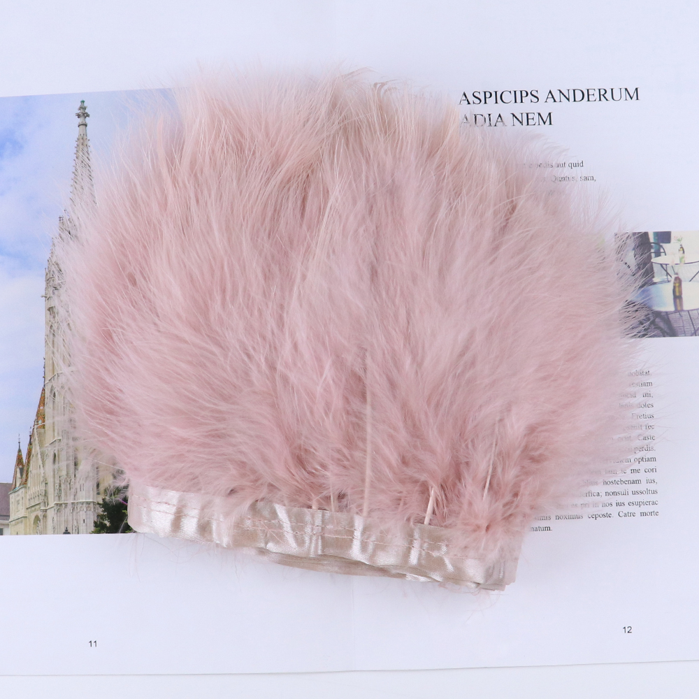 2M Fluffy Soft Natural Turkey  - Feather Trim Marabou review and price